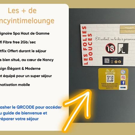 Suite Les Folies Douces & Spa By Nancyintimelounge Eksteriør billede